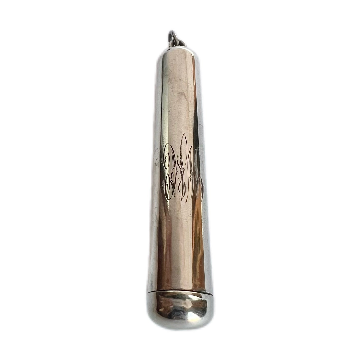 Antique late Victorian sterling silver cigarette/ cheroot holder, Deakin & Francis