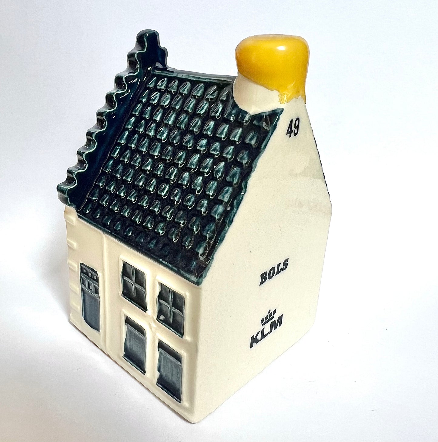 Vintage KLM Delft miniature House 49 novelty decanter
