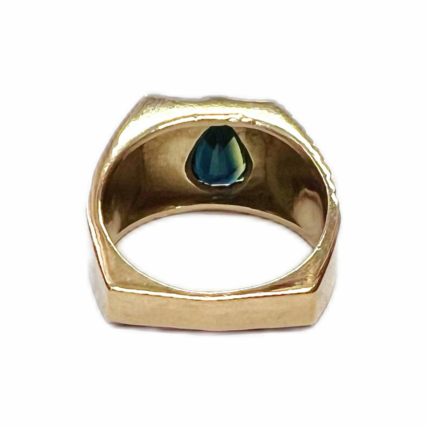 Statement vintage midcentury 9ct yellow gold gentleman’s dress ring