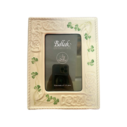 Vintage Belleek Tara photo frame