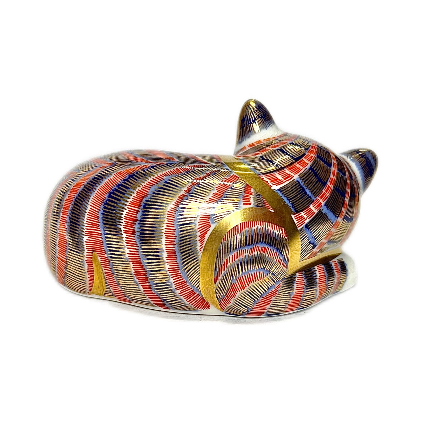 Vintage Royal Crown Sleeping Kitten paperweight figurine, 1st quality
