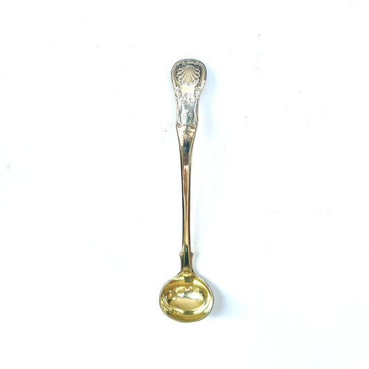 维多利亚时期苏格兰银质调味勺，带爱丁堡 1848 年标记，Robb &amp; Whitlett 出品