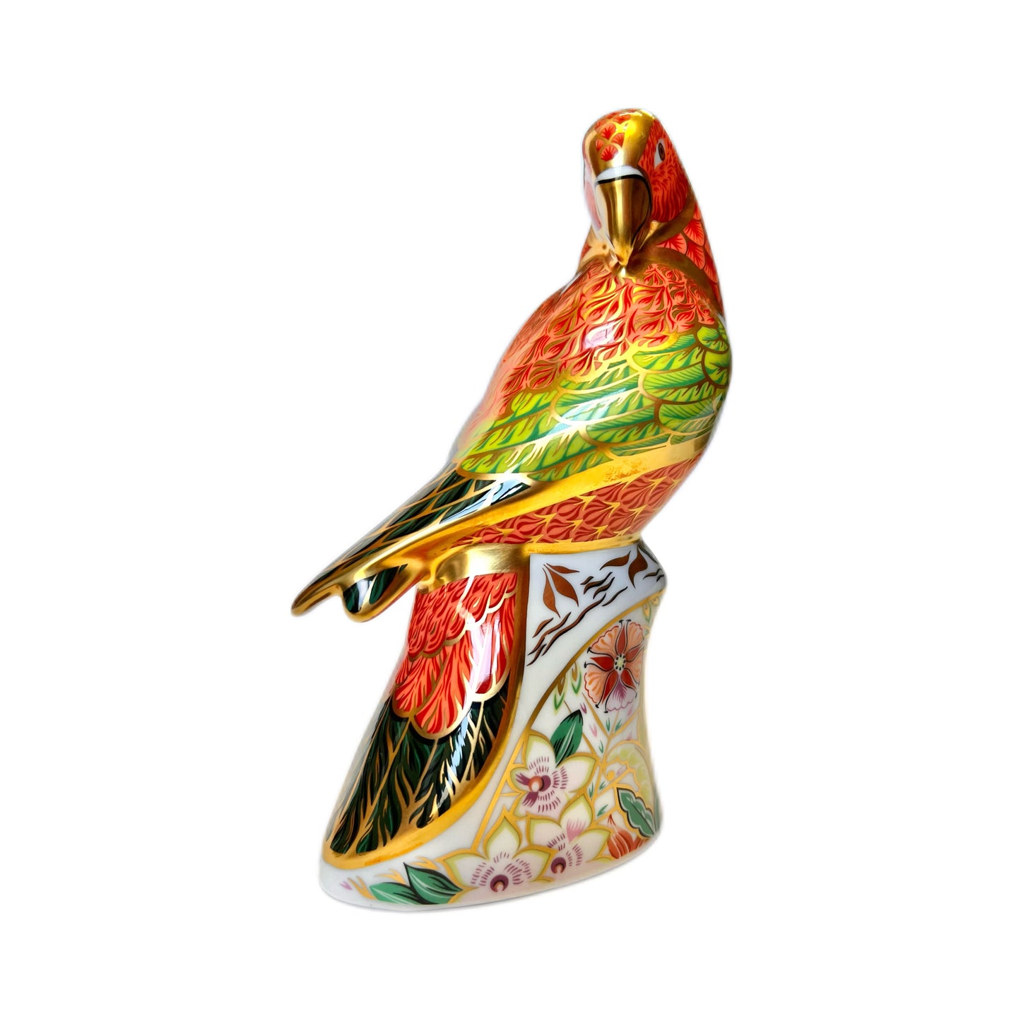 Royal Crown Derby ‘Lorikeet’ paperweight figurine w/ box and certificate