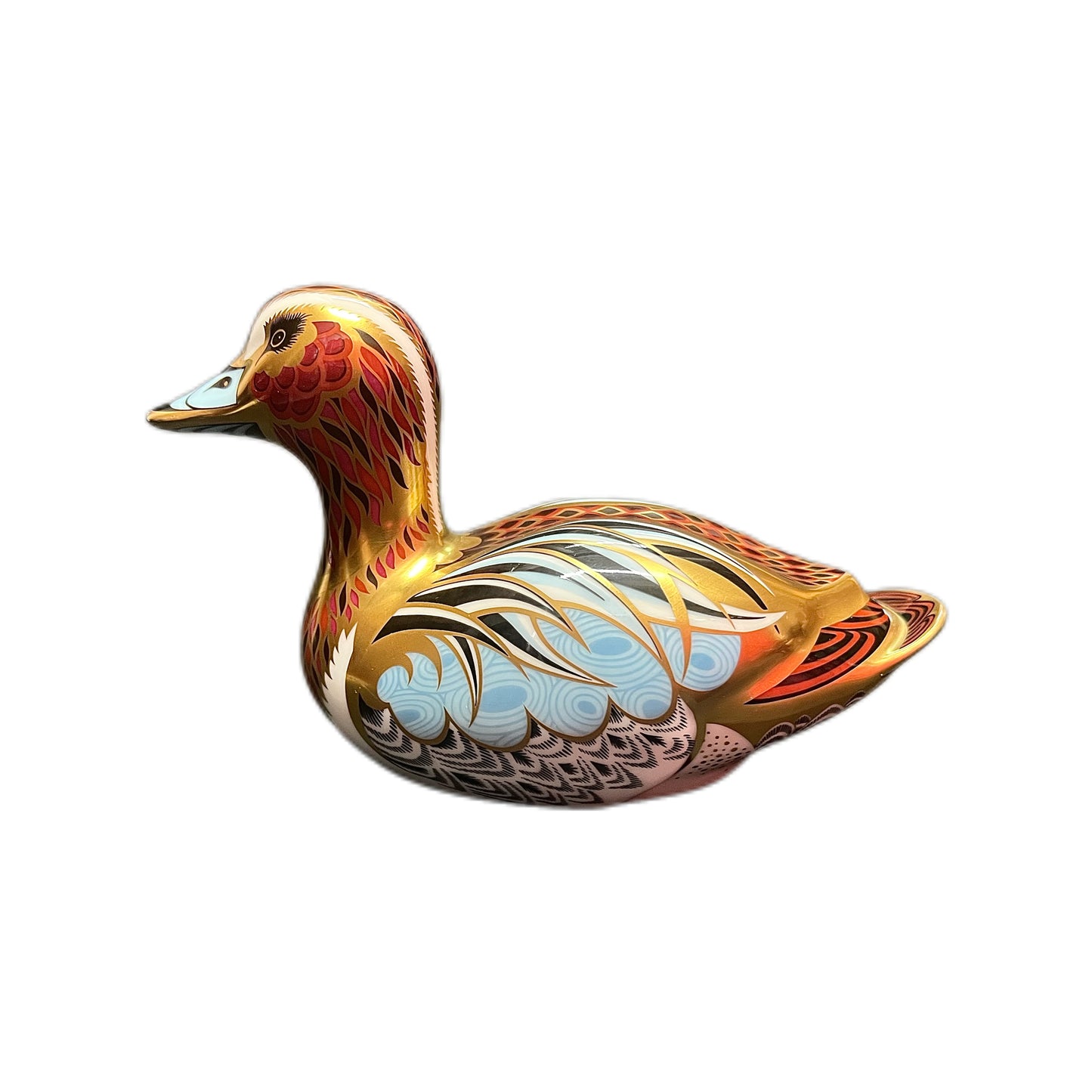 Royal Crown Derby Guild Duck paperweight figurine circa 2009