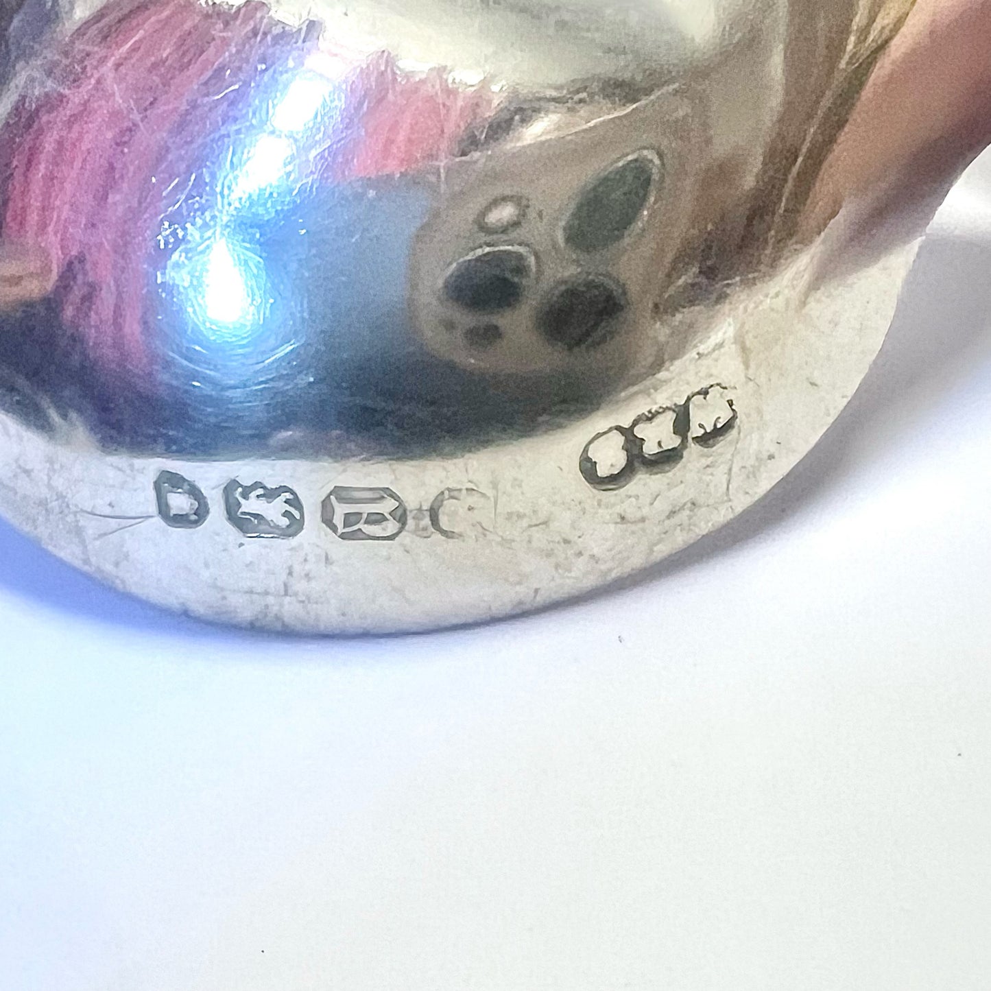 Victorian double-struck Kings Pattern tea caddy spoon