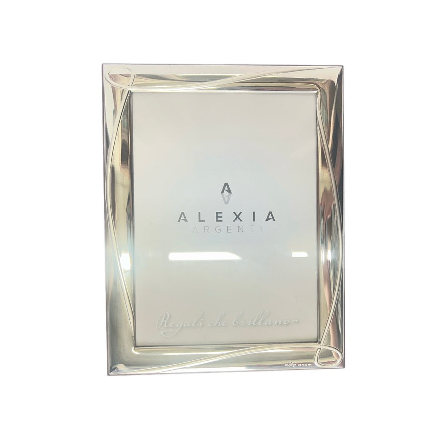 Vintage Italian silver-plated photo frame by Alexia