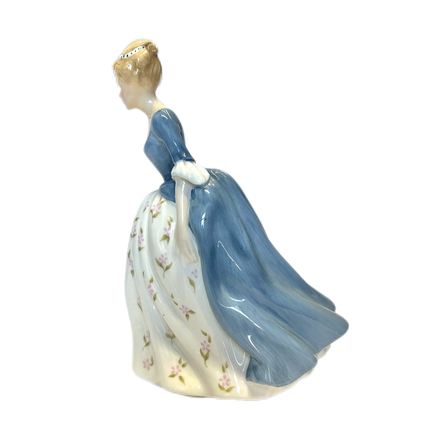 Vintage Royal Doulton “Alison” figurine in blue colour way, HN2336
