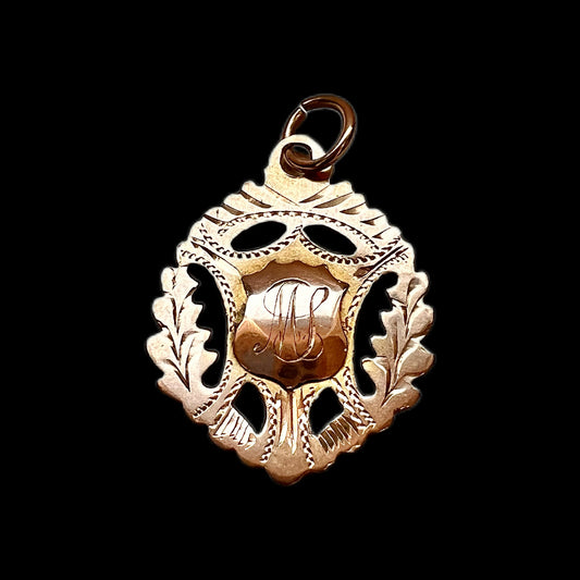 Antique 9ct gold Australian fob medal