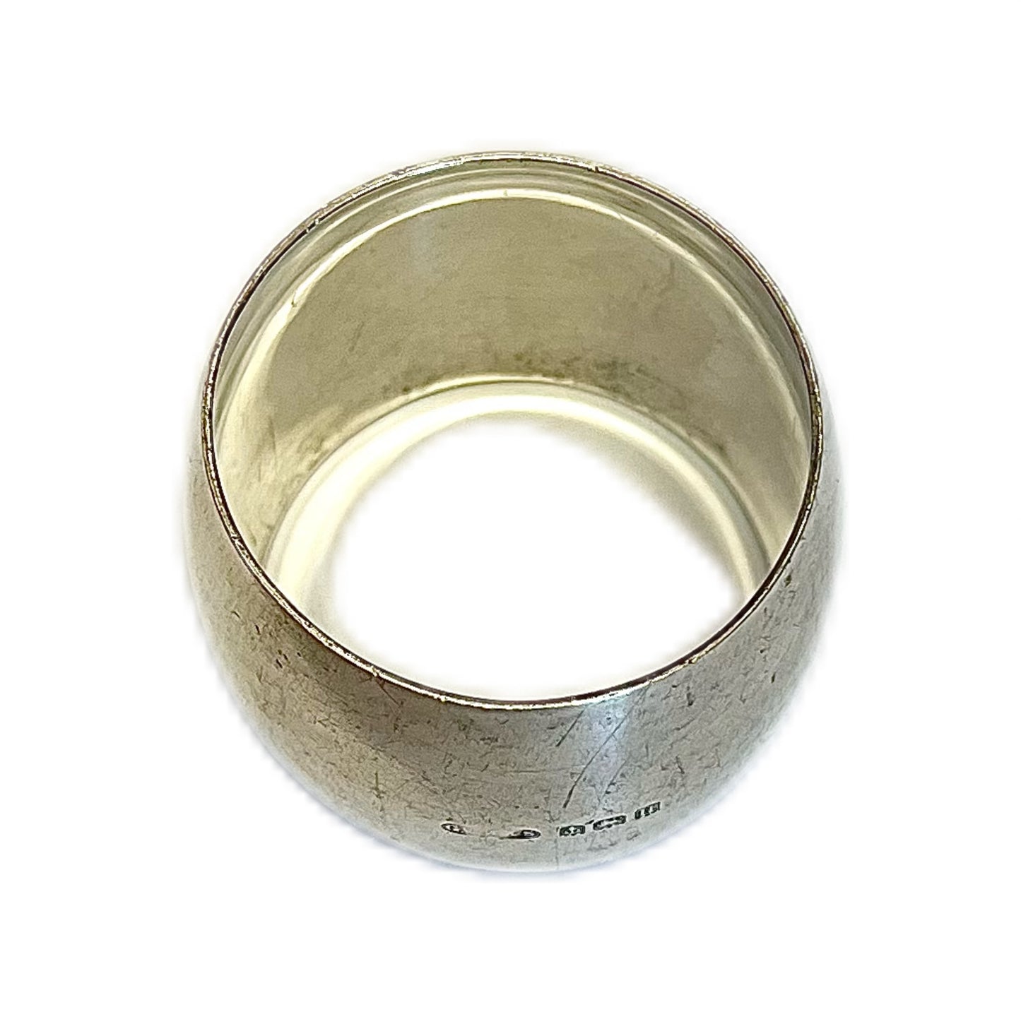 Antique 1915 George V sterling silver napkin ring