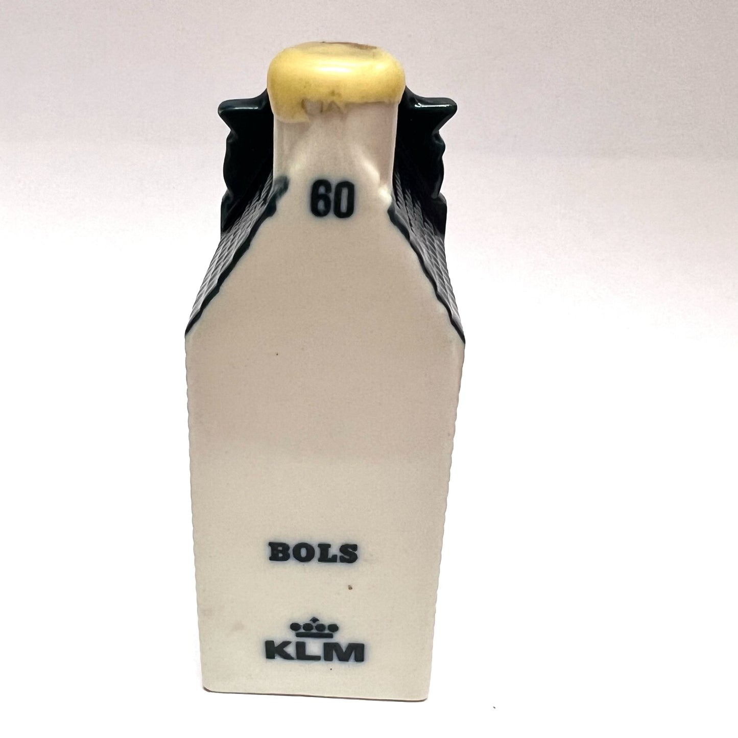 Vintage KLM Delft miniature House 60 novelty decanter