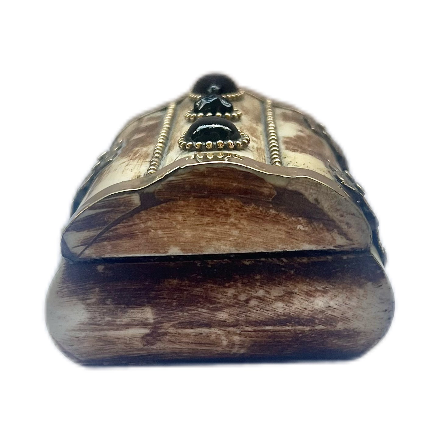 Mid 20th century North African, possibly Middle Eastern velvet lined jewellery box