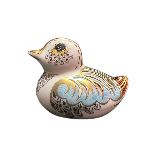 Royal Crown Derby Guild Duckling paperweight figurine