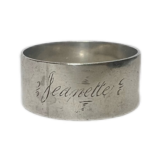 Early to mid 20th century Australian Prouds sterling silver napkin ring