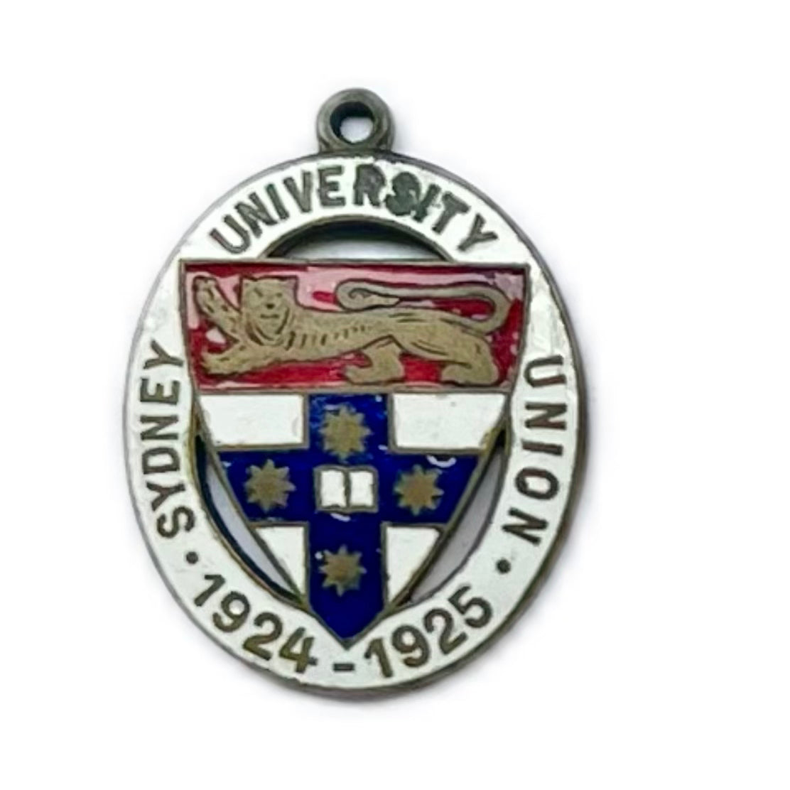 Antique Sydney University Student Union enamel membership badge