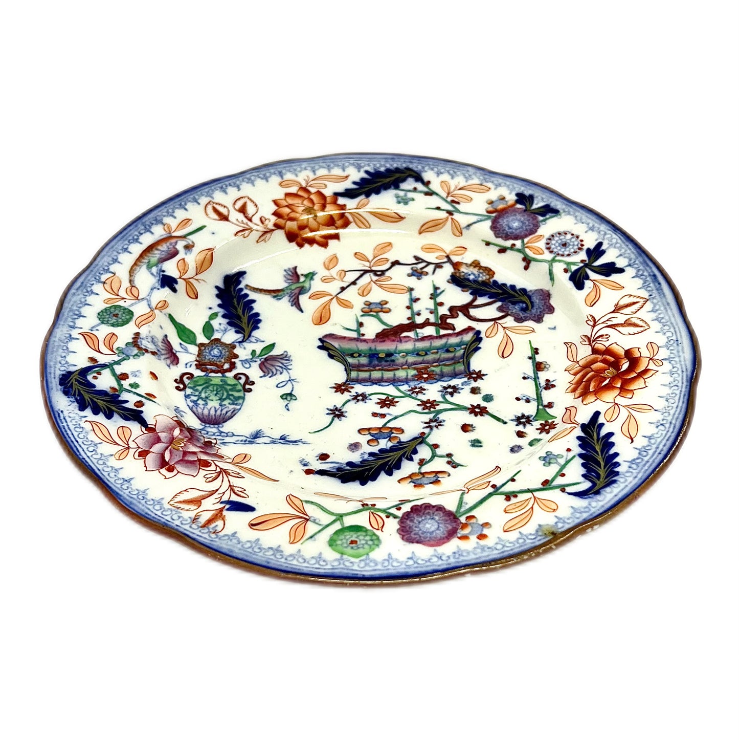 Antique 19th century Meissen plate