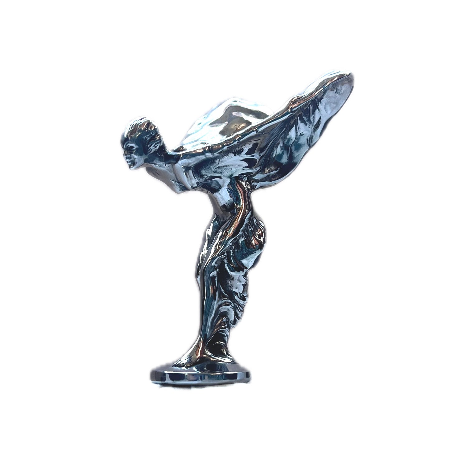 Vintage Rolls Royce Spirit of Ecstasy 'Emily" mascot, circa 1960s, Classic Car Part, Silver Cloud III Model