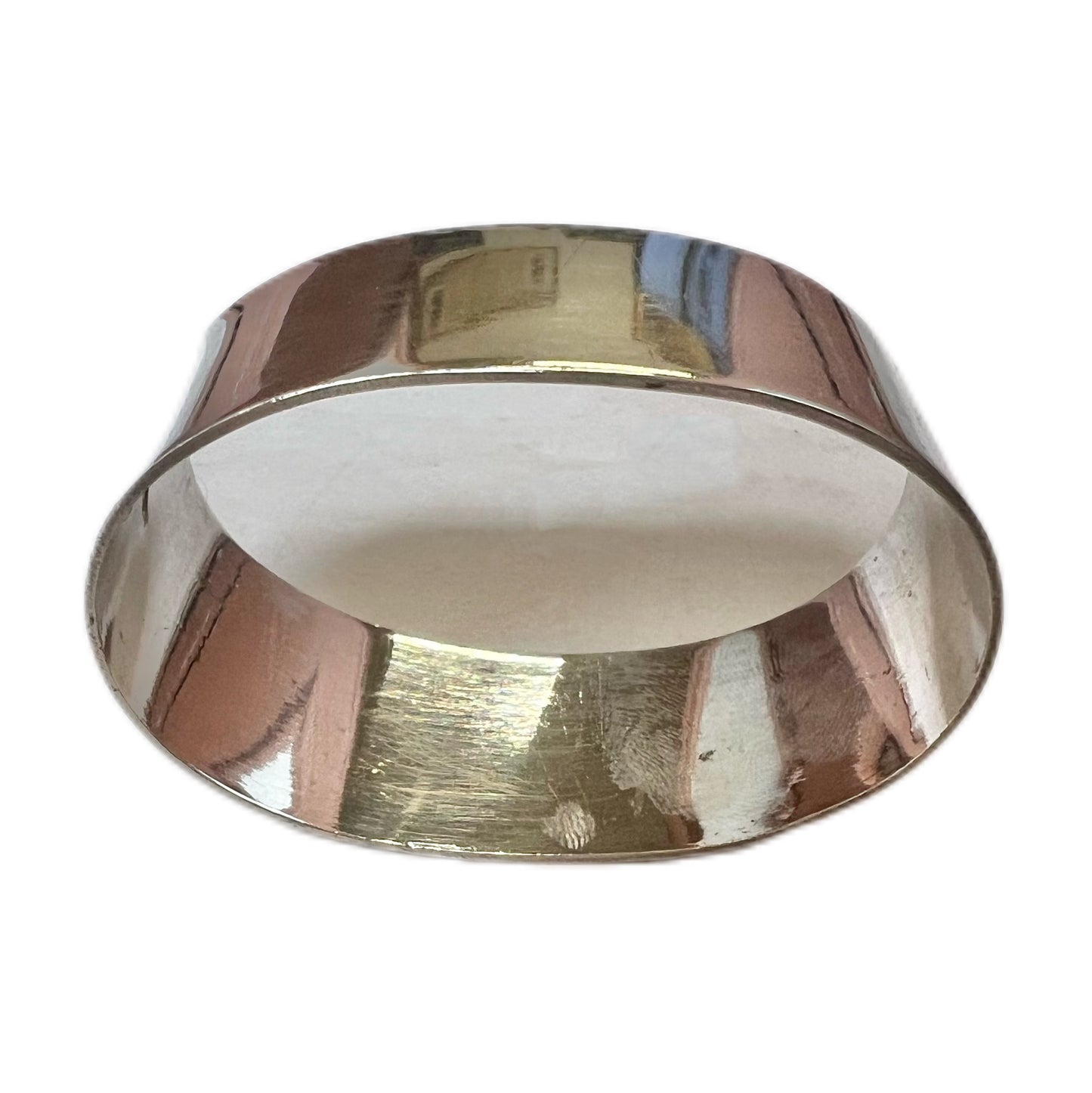 Antique Australian or New Zealand sterling silver napkin ring