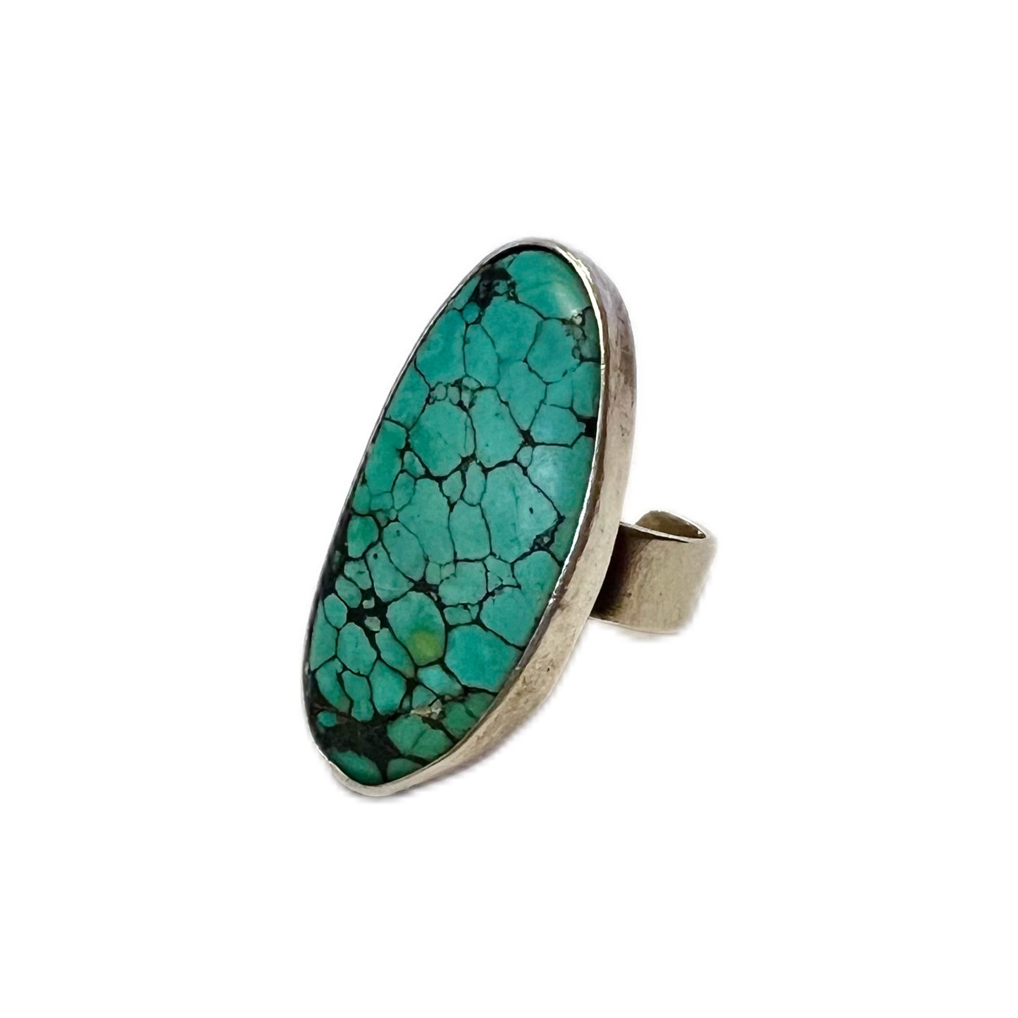 Vintage sterling silver and turquoise ring