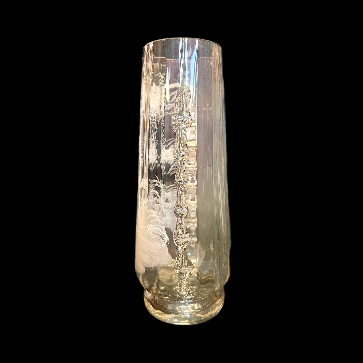Antique Mary Gregory hand-blown glass vase