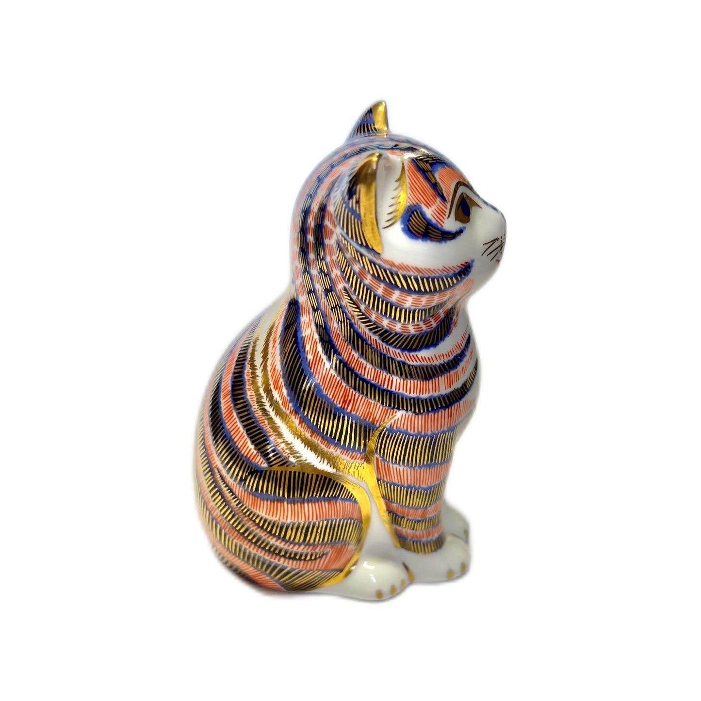 Vintage Royal Crown Derby 1990 1st quality ‘Kitten’ paperweight figurine