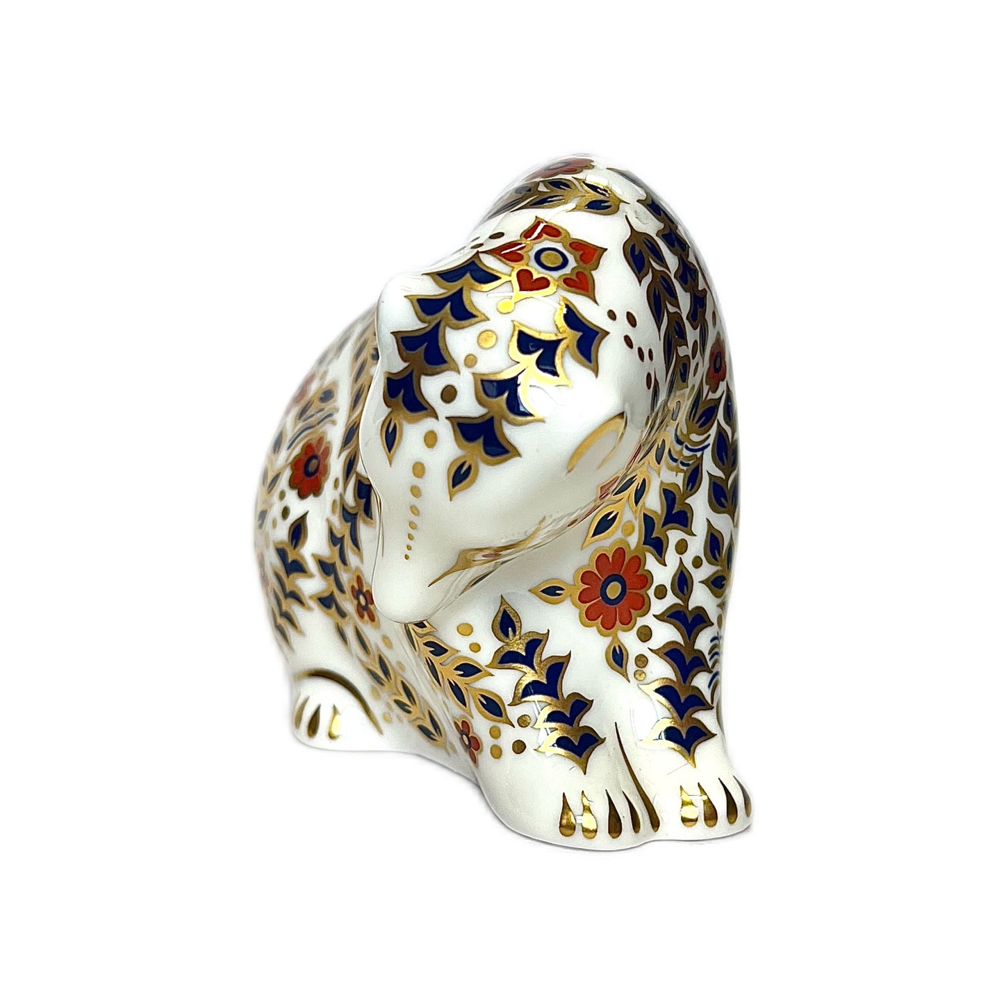 Vintage Royal Crown Derby Russian Bear paperweight figurine