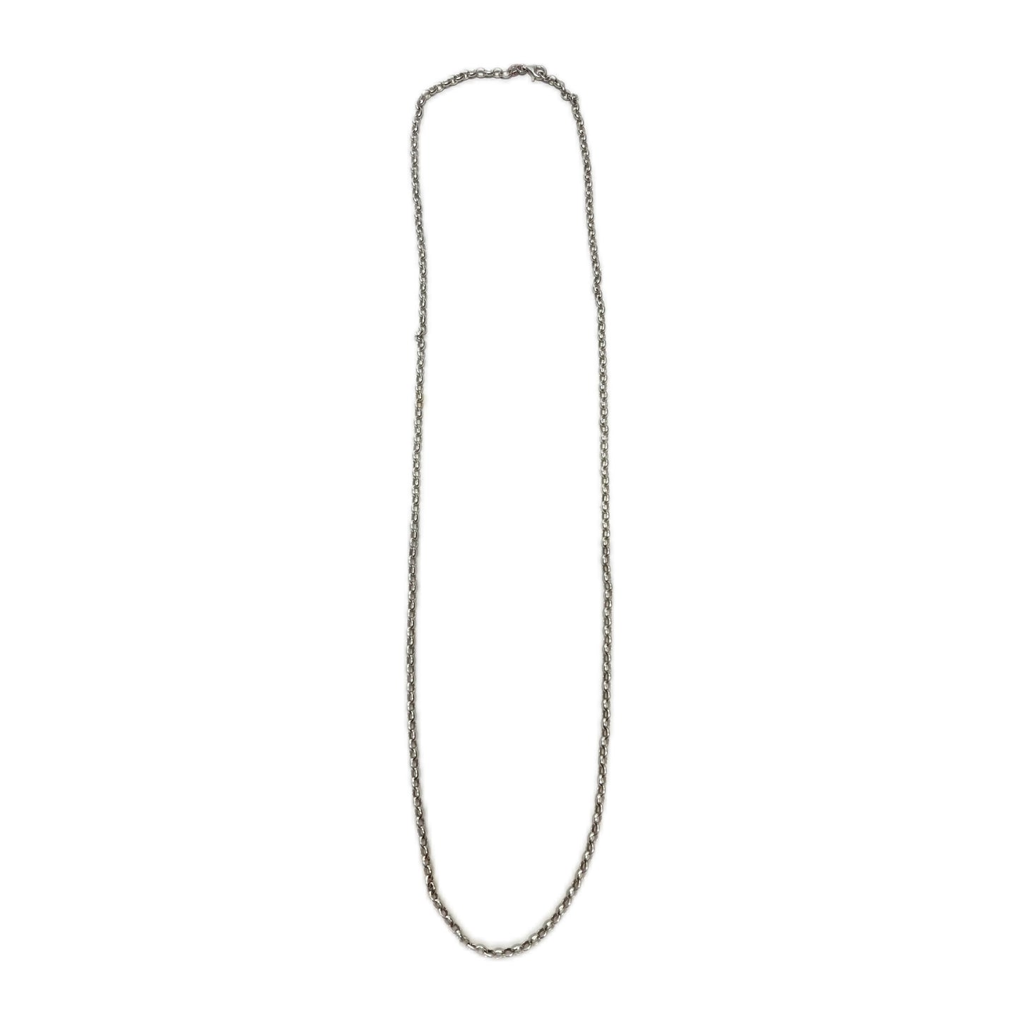 Michael Hill sterling silver 70cm belcher chain necklace, discontinued version