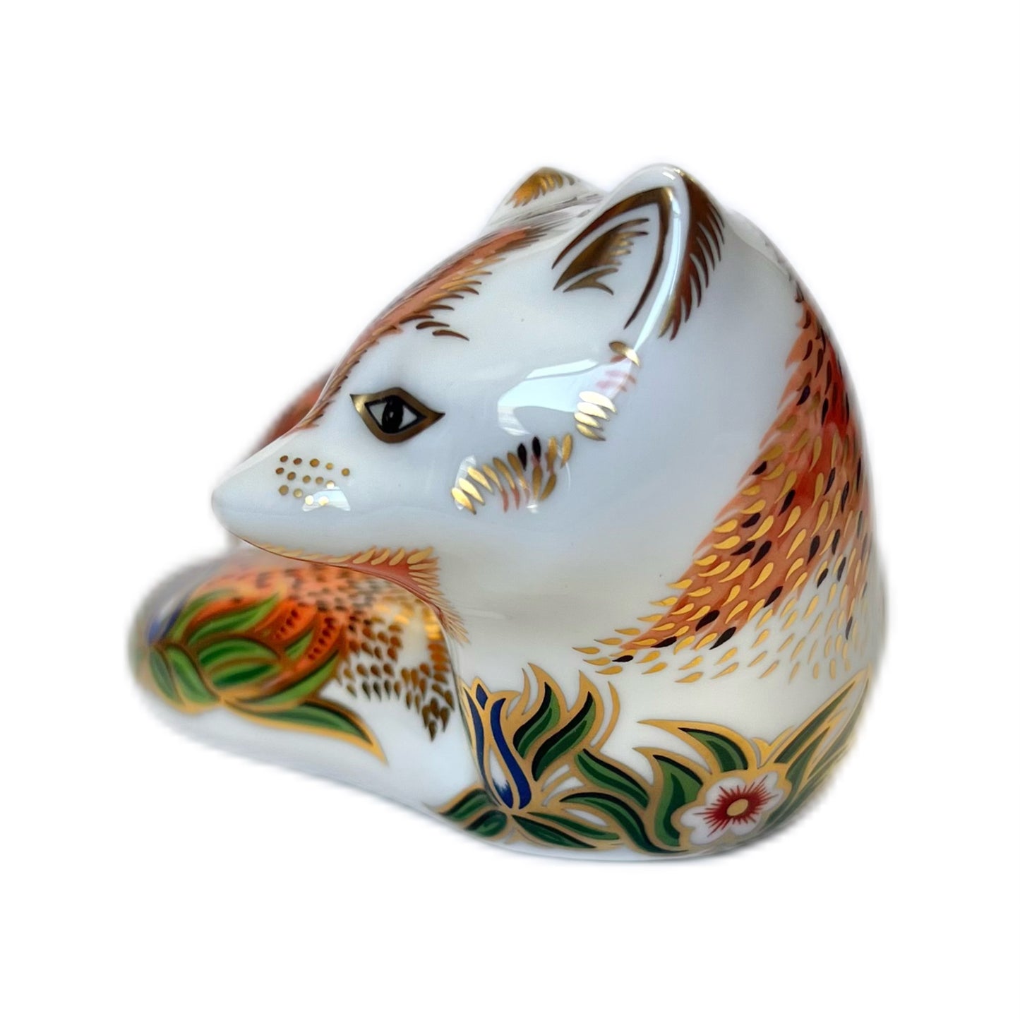 Royal Crown Derby ‘Leicester Fox’ paperweight figurine w/ box and certificate