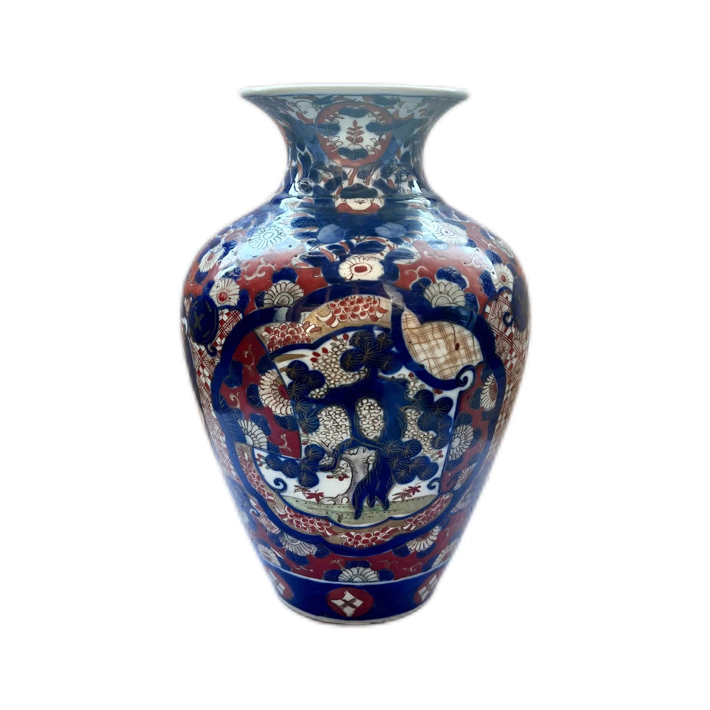 Antique mid to late 19th century Japanese Imari vase