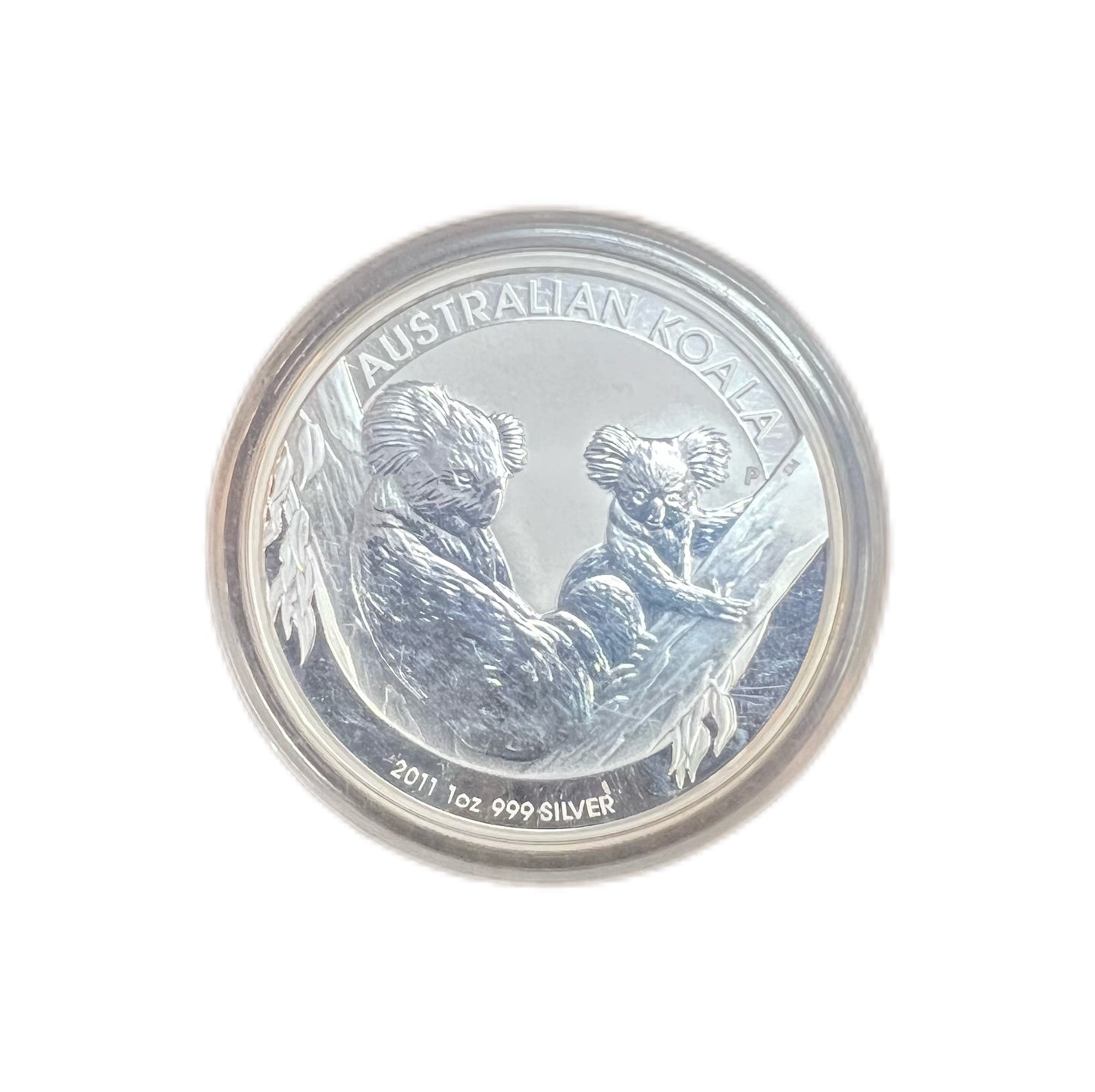 澳大利亚珀斯铸币厂发行的2011年1盎司考拉银币。
