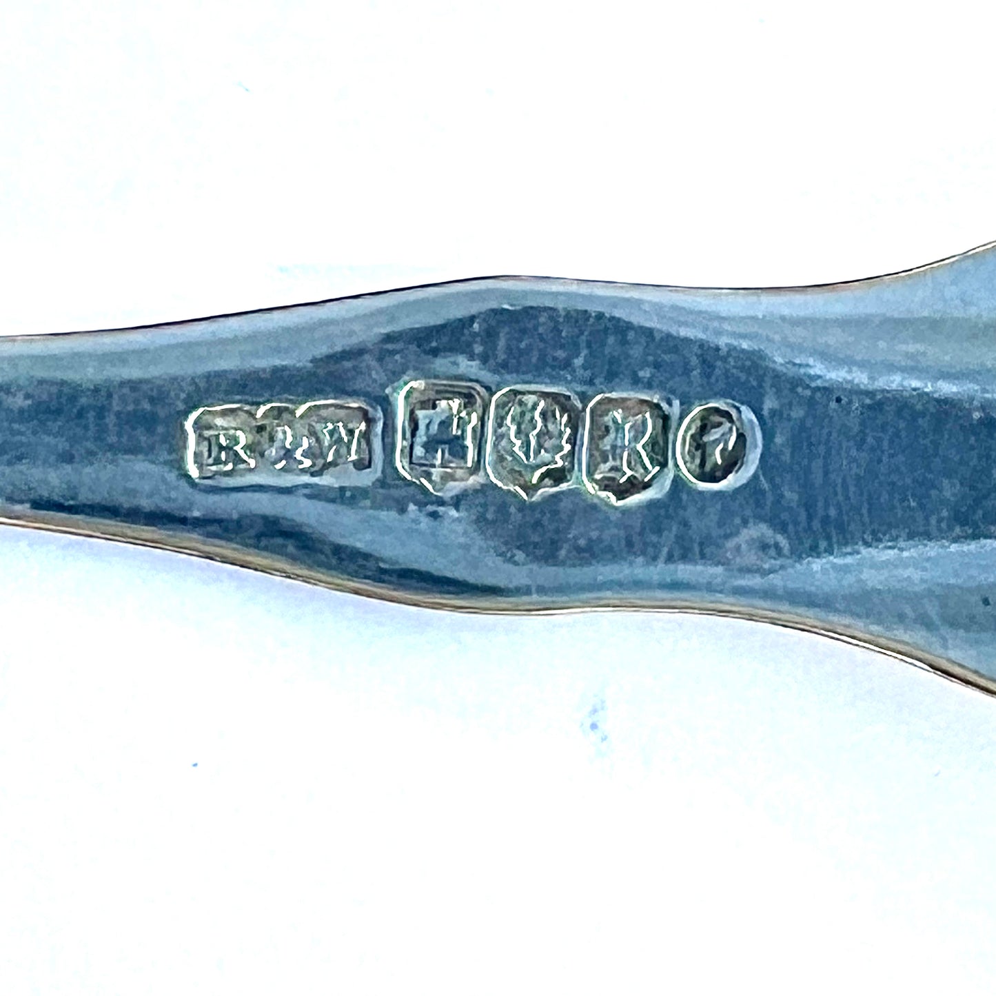 High Victorian Scottish silver condiment ladle, with marks for Edinburgh 1848, Robb & Whitlett