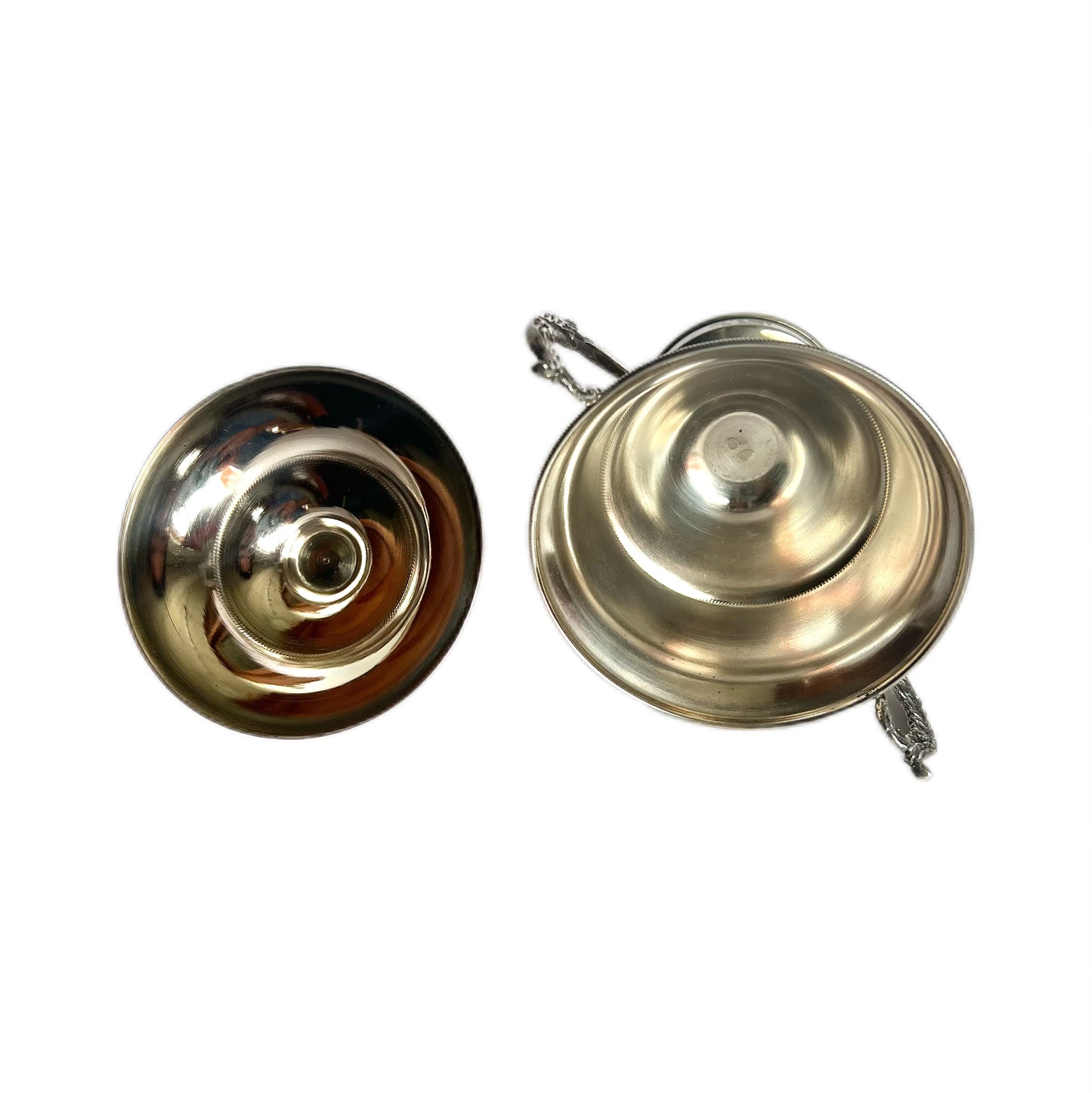 Vintage Italian .800 silver lidded dish