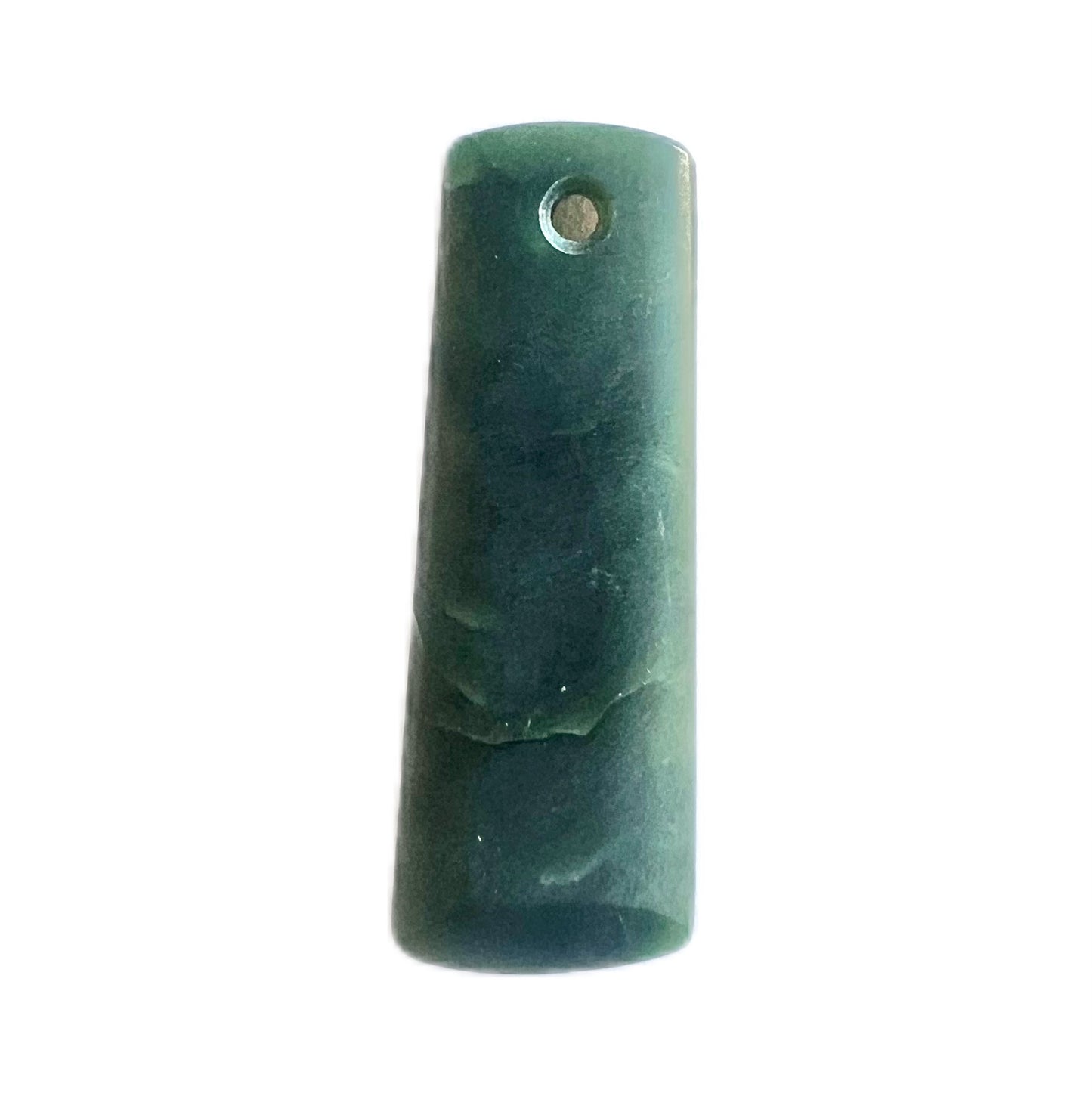 Vintage poumanu nephrite jade toki pendant