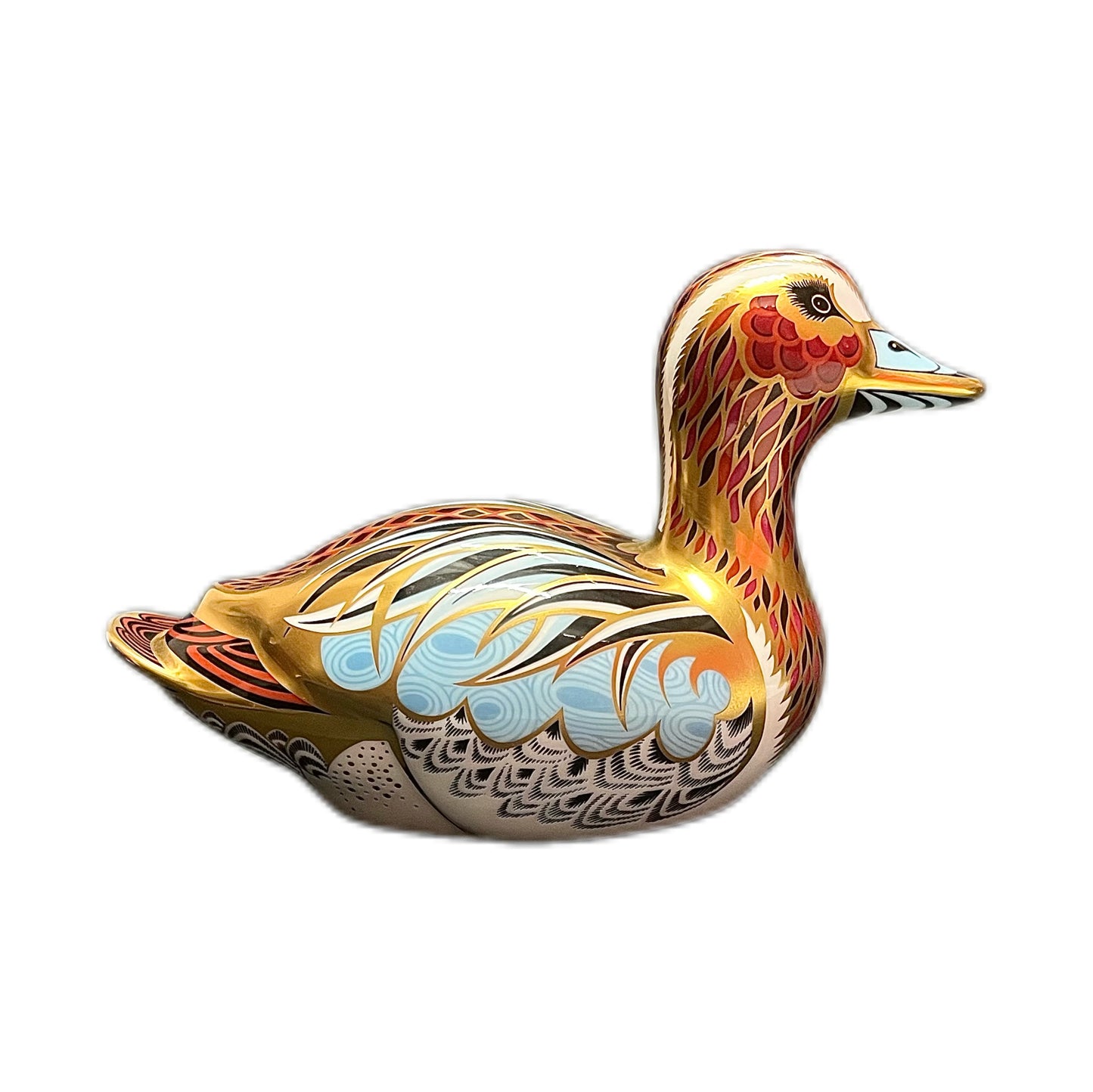 Royal Crown Derby Guild Duck paperweight figurine circa 2009