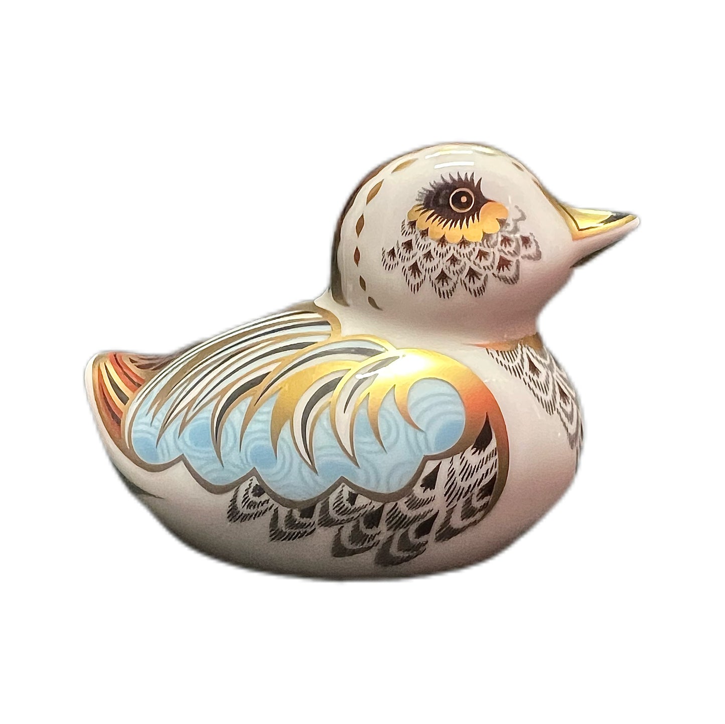 Royal Crown Derby Guild Duckling paperweight figurine