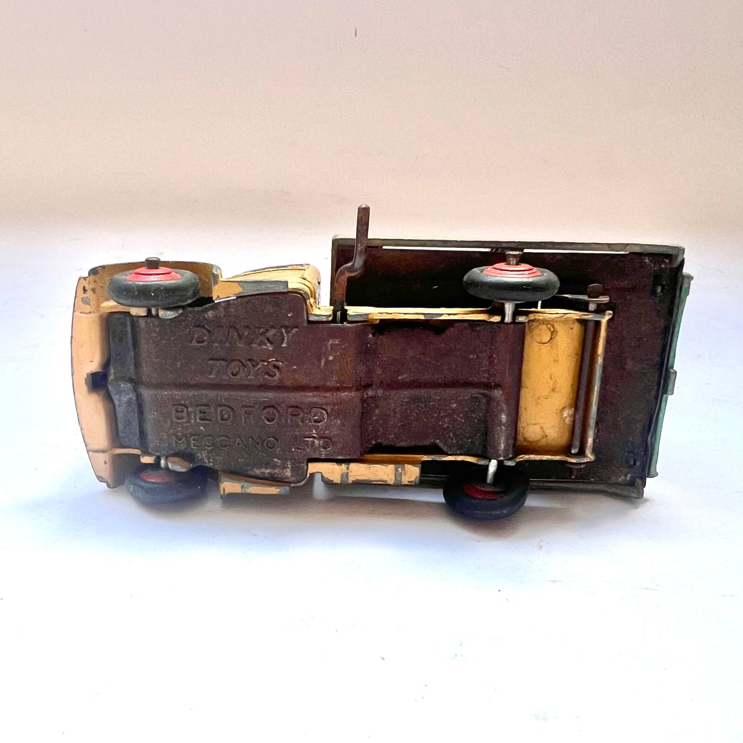 Vintage Dinky Bedford Refuse Wagon toy car, model number D13 / 252