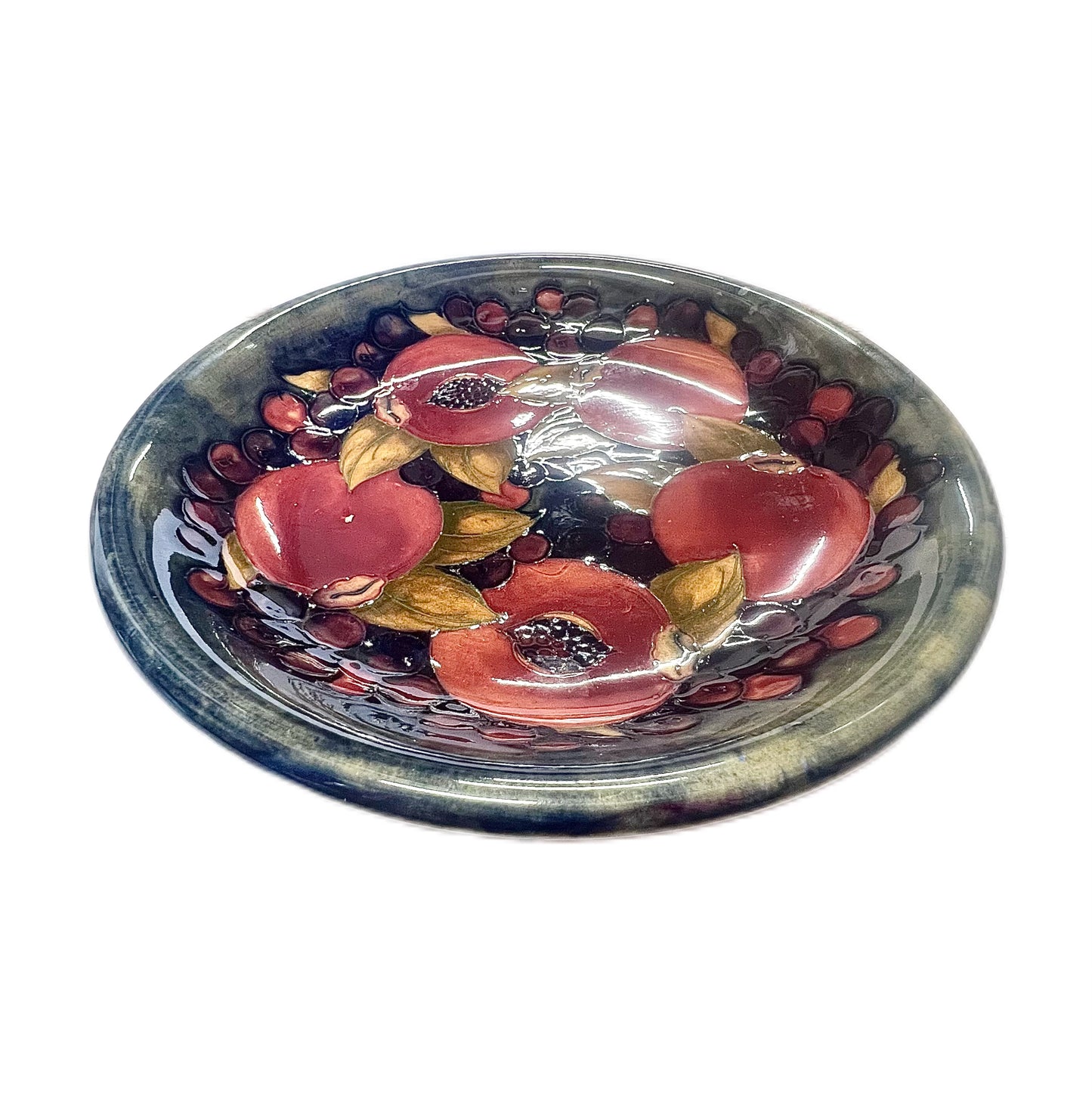 Vintage Moorcroft Pomegranate pattern plate