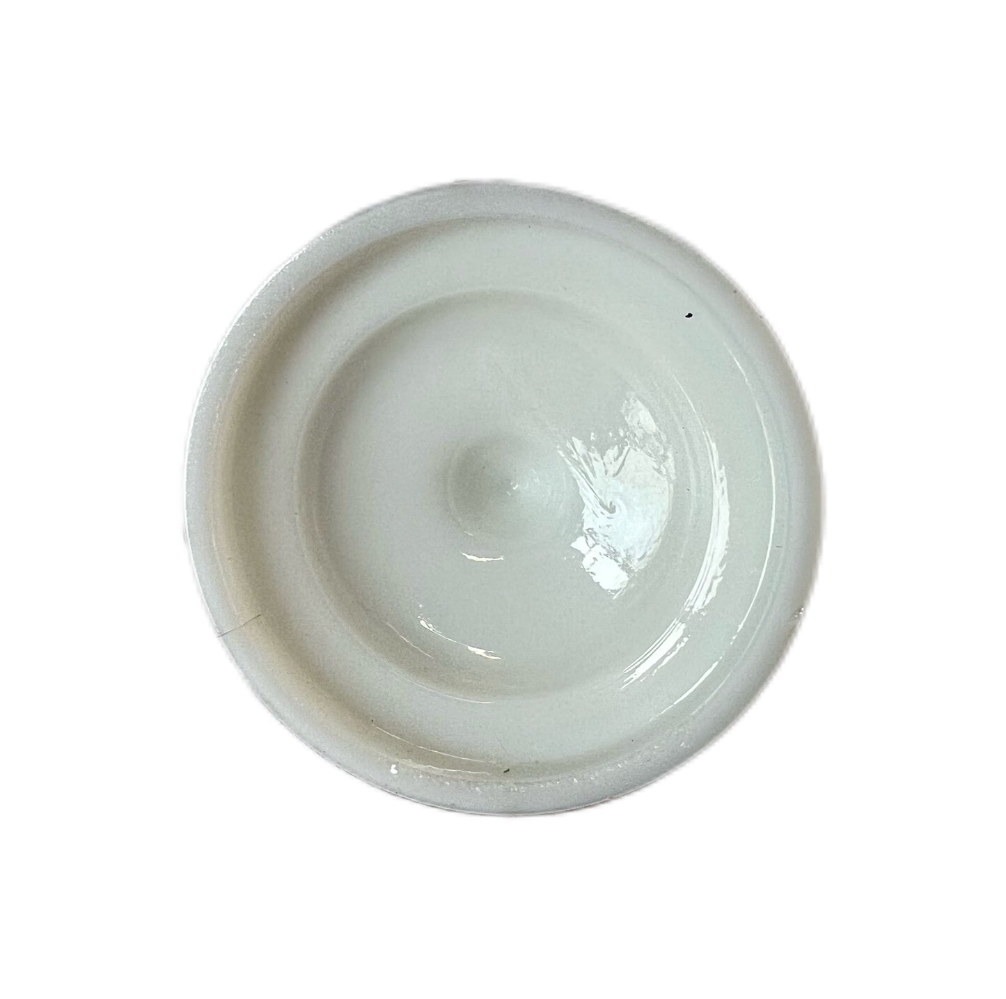 Antique Whitall Tatum Milk Glass Apothecary Jar- Ext. Stramonii