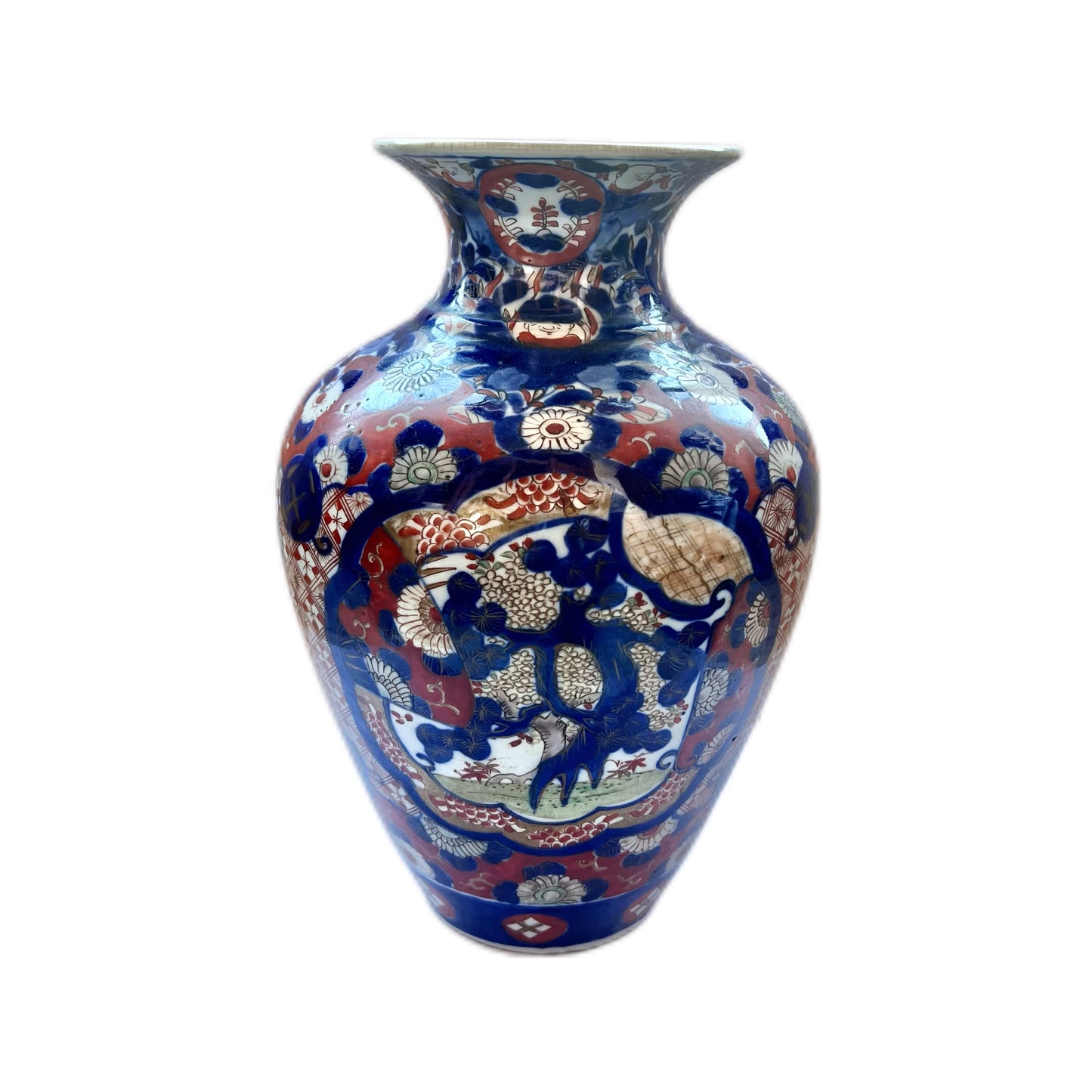 Antique mid to late 19th century Japanese Imari vase