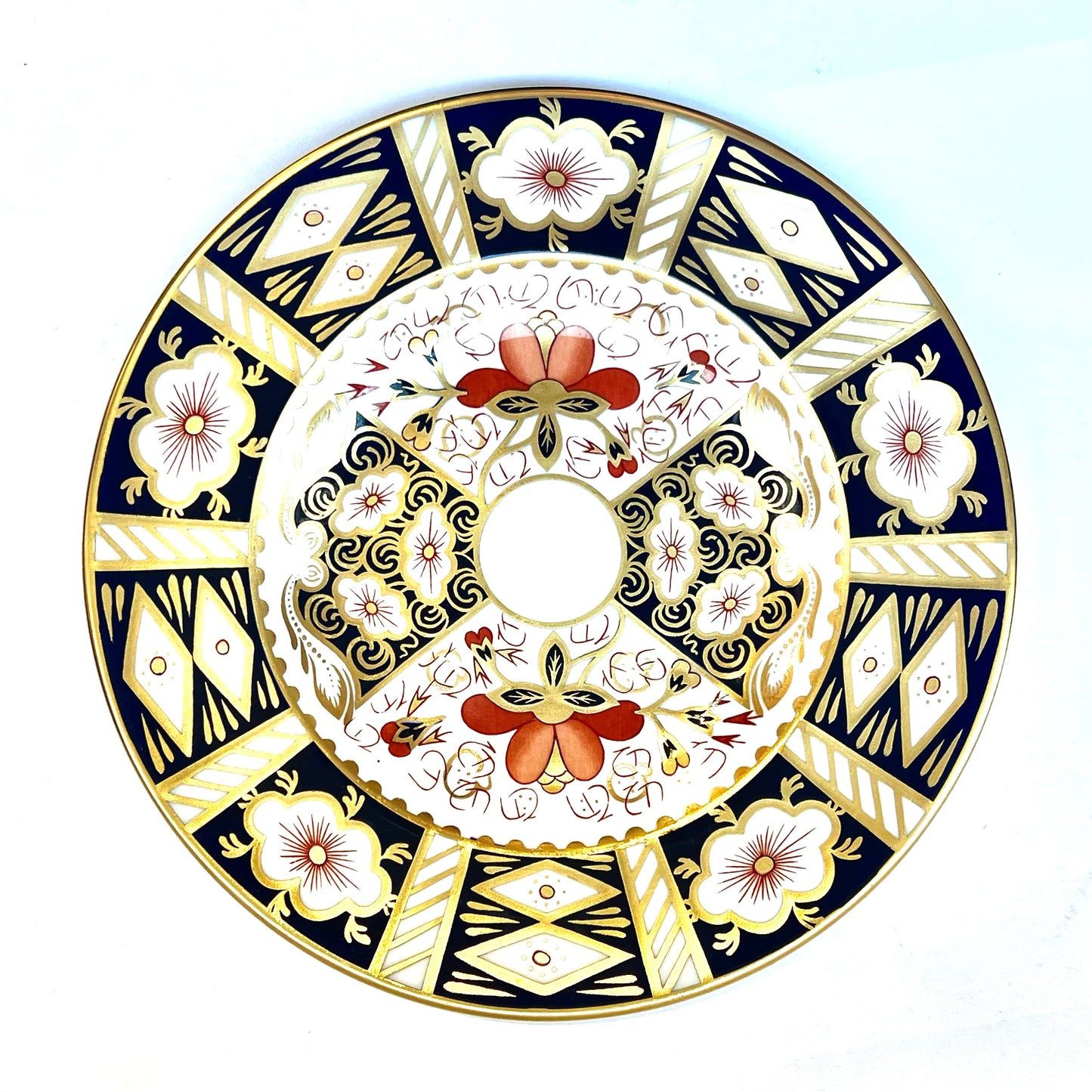 Vintage Royal Crown Derby Traditional Imari side plate circa 1976