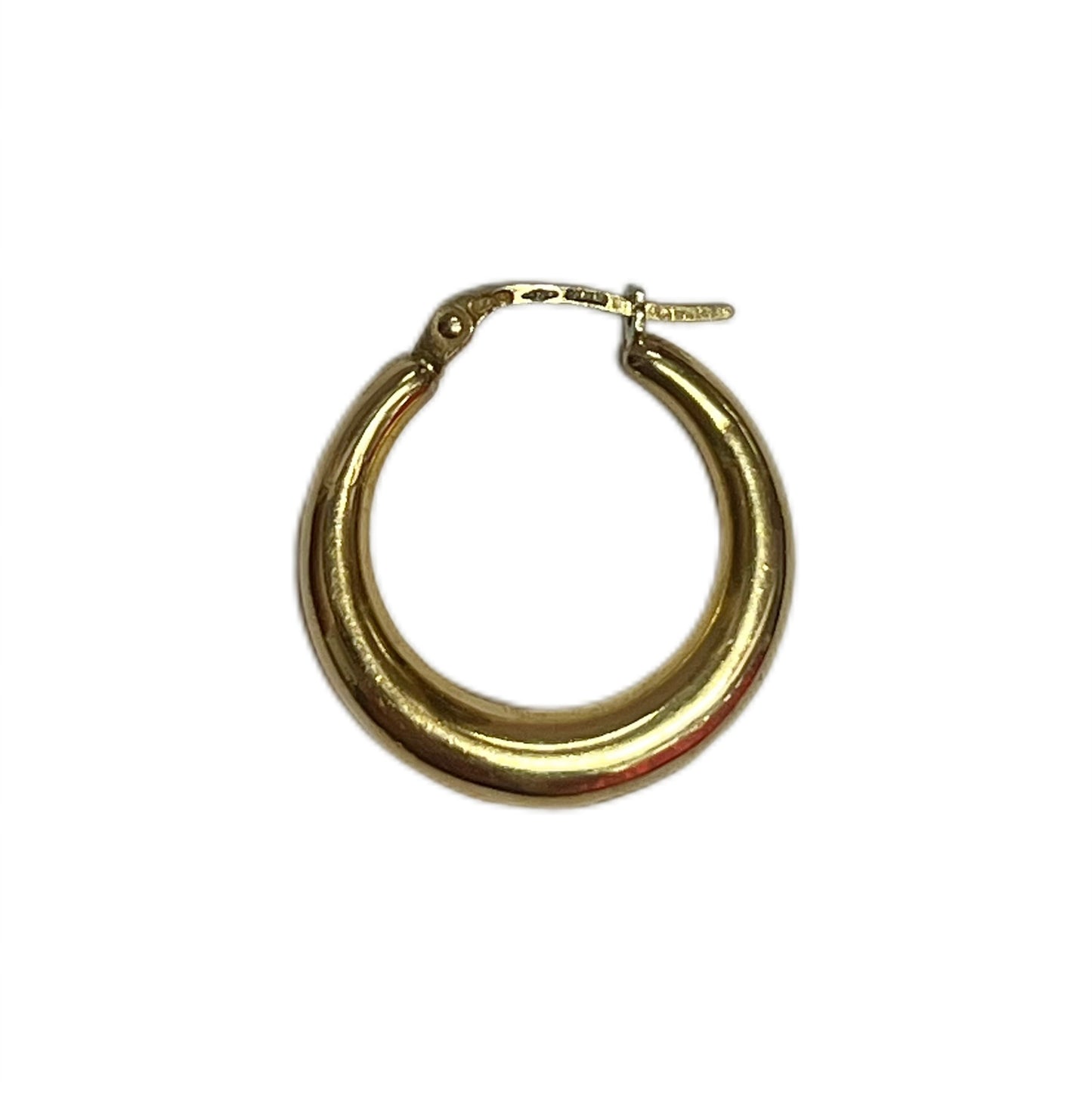 Single vintage 9ct gold earring