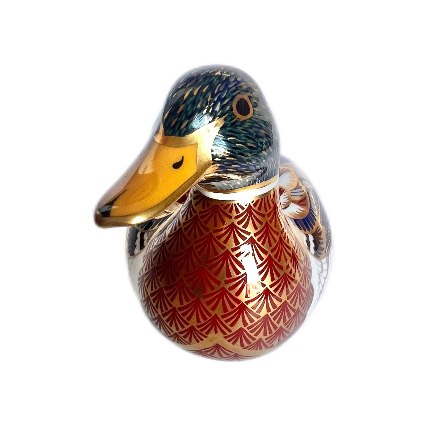 Vintage Royal Crown Derby Mallard paperweight figurine circa 1998
