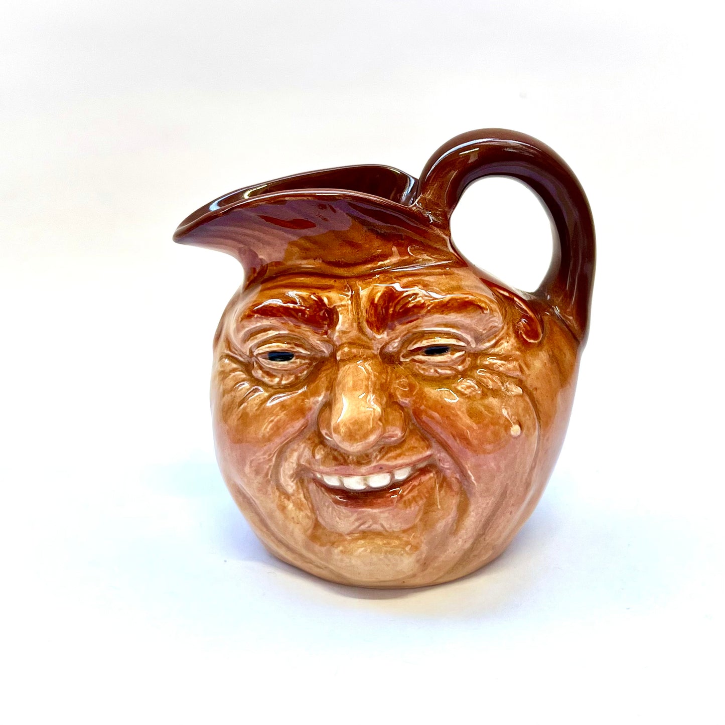 Vintage Royal Doulton John Barleycorn toby jug, rare inside handle