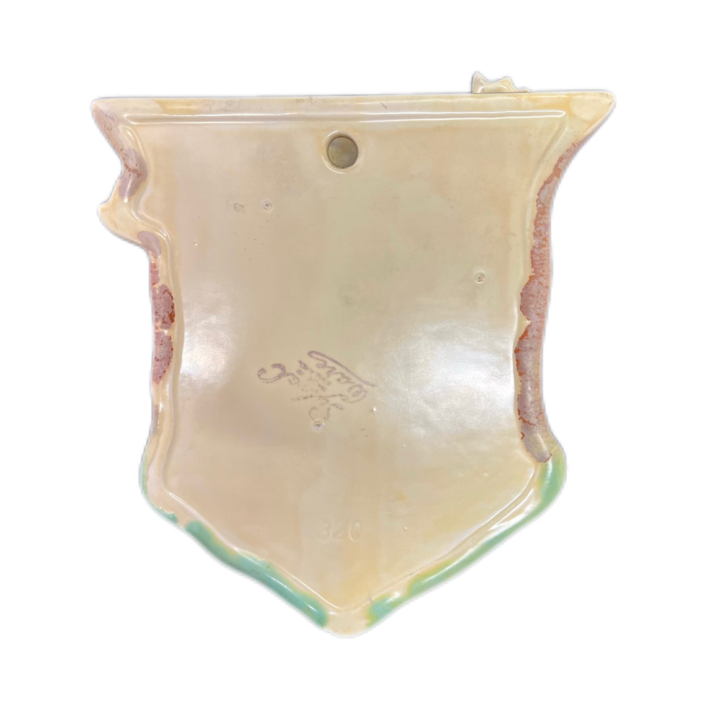 Vintage 1930s Sylvac Pixie wall pocket vase