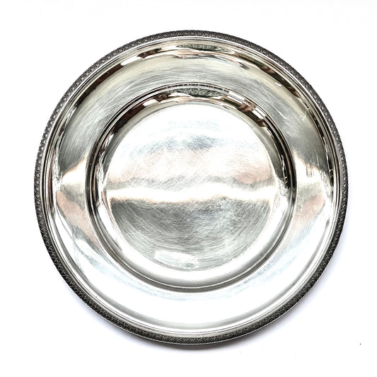 Bandeja/mesero austriaco de plata de .800 del siglo XIX, circa 1867 a 1872, de Joseph Carl Klinkosch