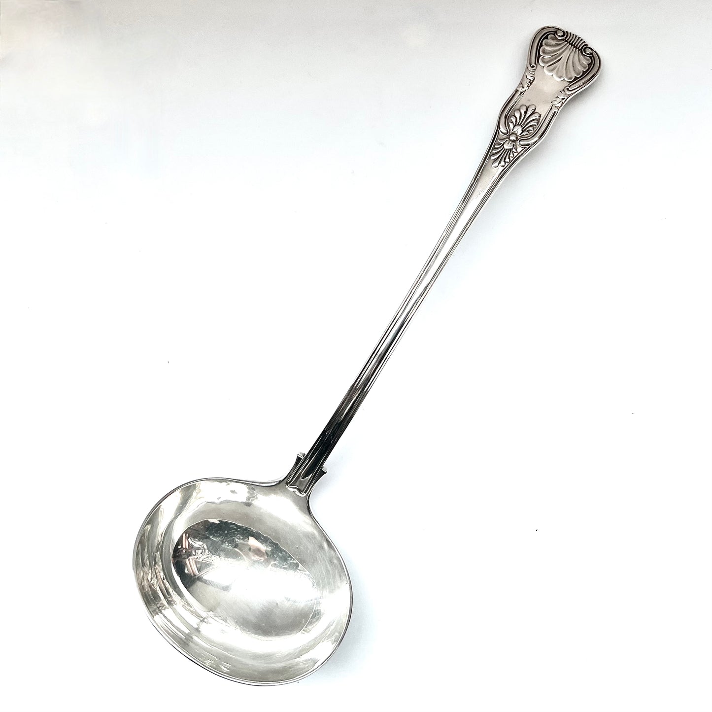 Highly Collectible Queens Patterned Ladle by William Bateman & Daniel Ball, 1840.