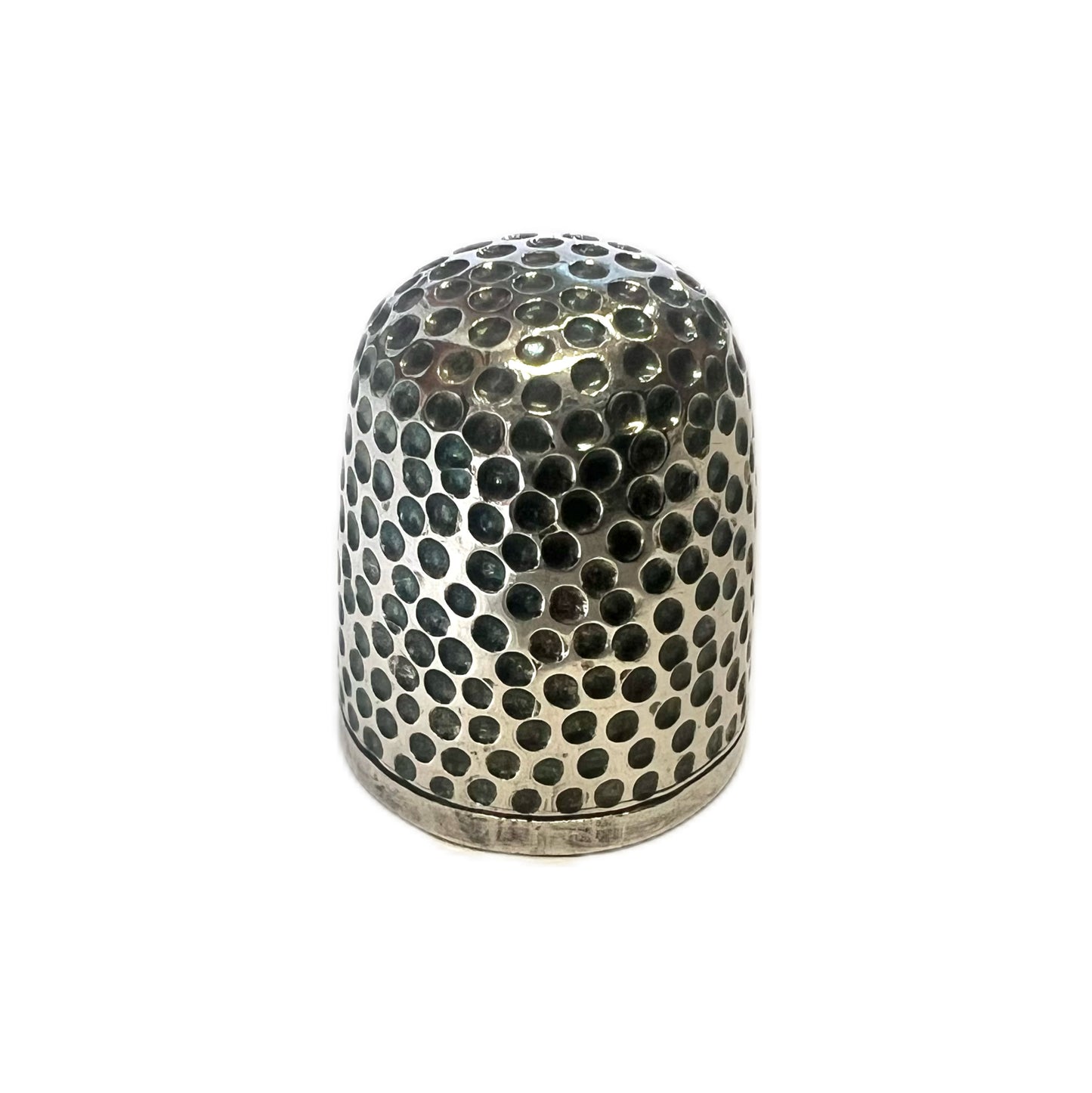 Antique Chinese export silver thimble