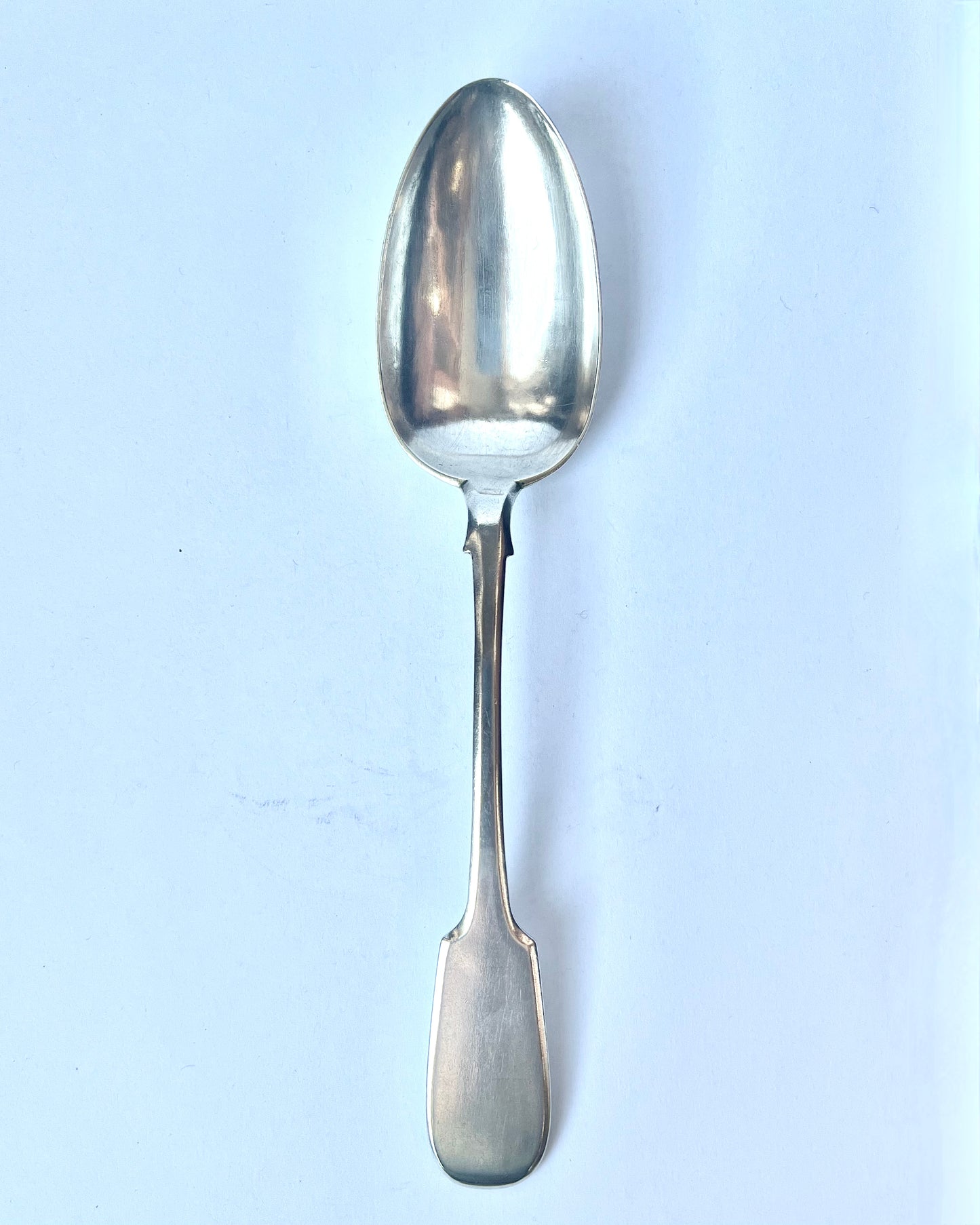 Individual Listing for elegant mid 19th century Chinese export silver spoon, 2 Available.