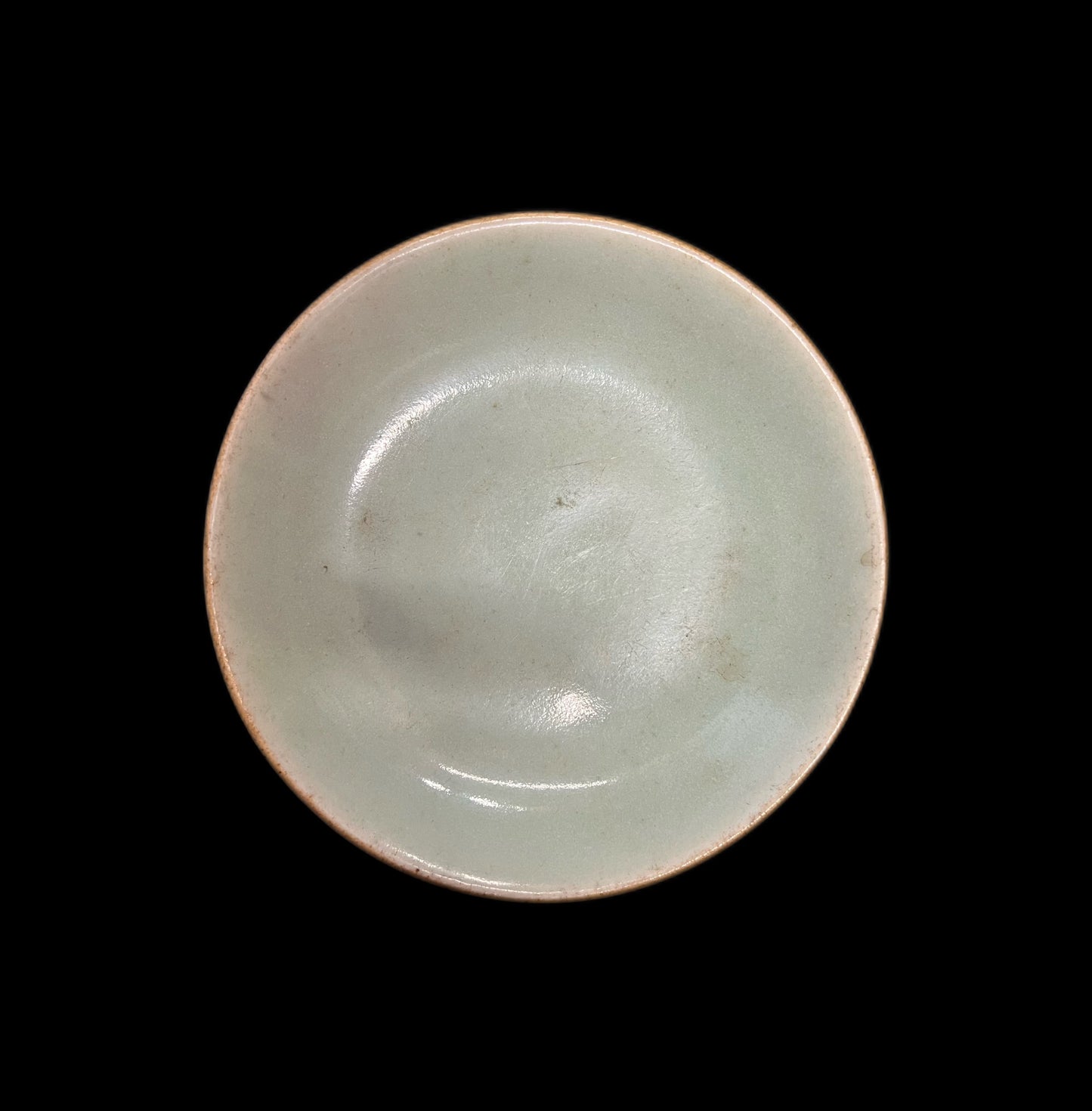 Small early 14th century Jiaqing period celadon plate