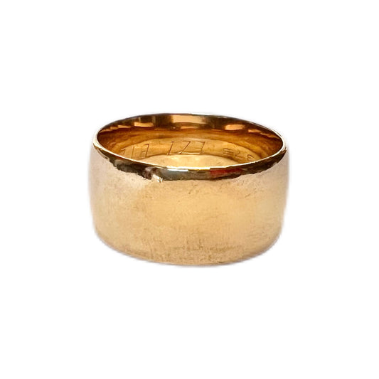 Vintage statement 9ct gold ring