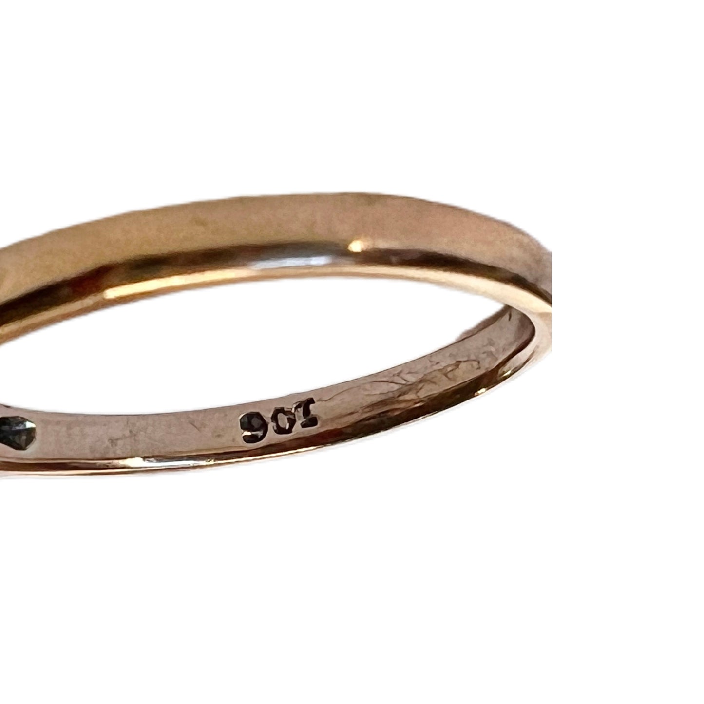Antique late Victorian to early Edwardian 9ct gold and diamond star set ring